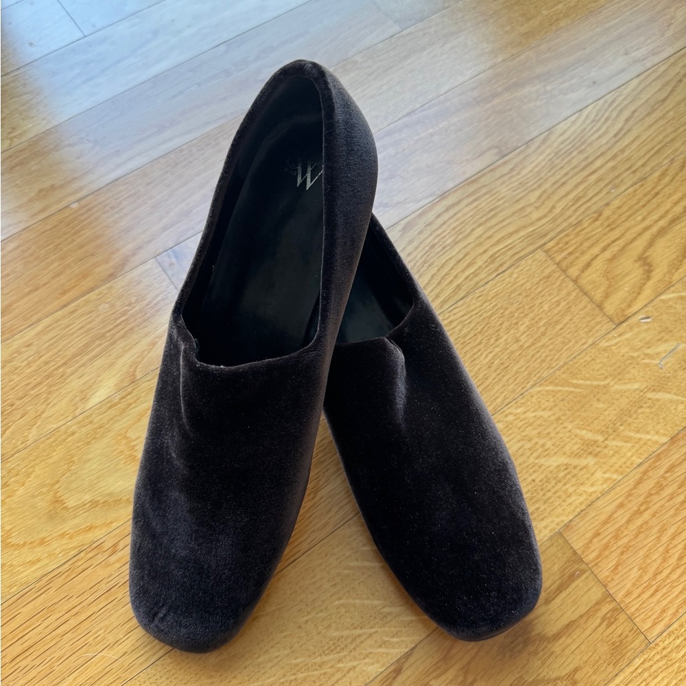 Clifford & Wills velvet flats